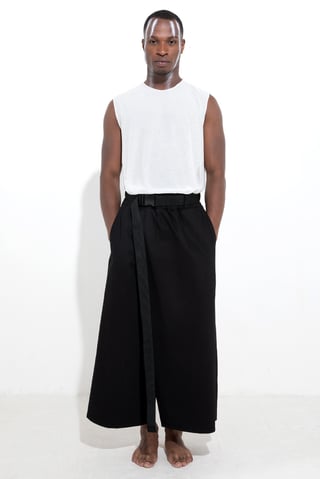 SINGLE WRAP TROUSERS