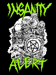 Image of Insanity Alert - Zombie Graveyard T-Shirt