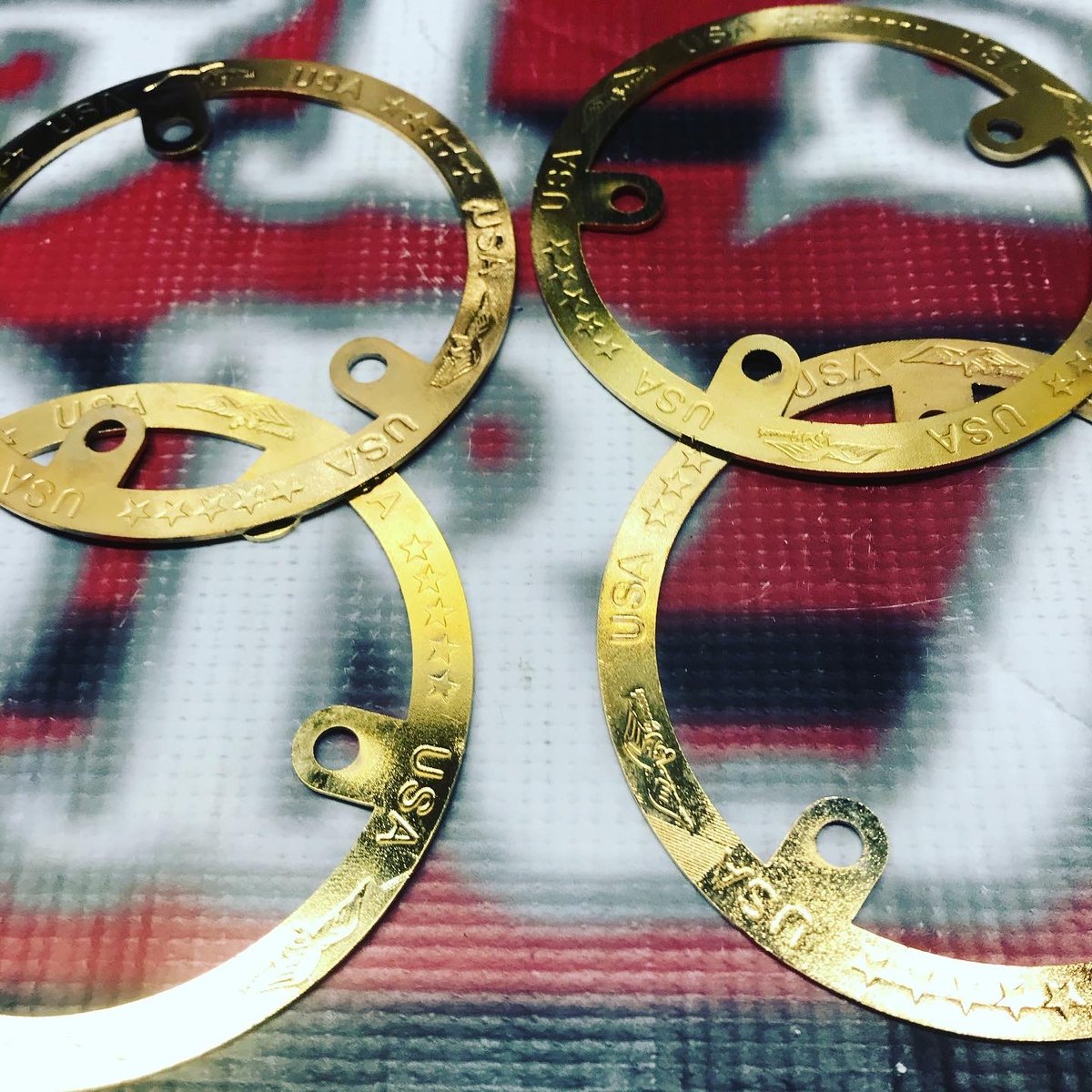 Image of Gold Zenith rings set 