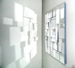 Image of ::modern geometric mirror sculpture::