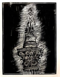 Image 2 of Nelson’s Column, London (Woodcut Print)