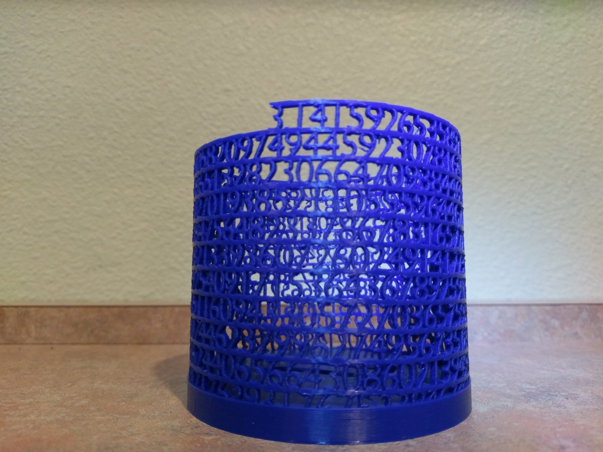 Image of Tower of Pi Pencil Holder