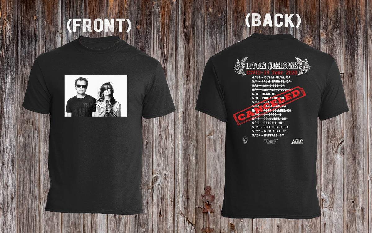 Image of Covid-19 Canceled Tour T-shirt (free domestic shipping!)