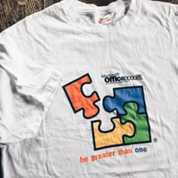 Image 1 of Original 1999 Microsoft Office “Be Greater Than One” Tee.