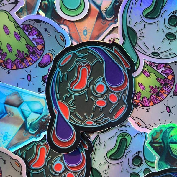 Image of Holographic sticker packs 