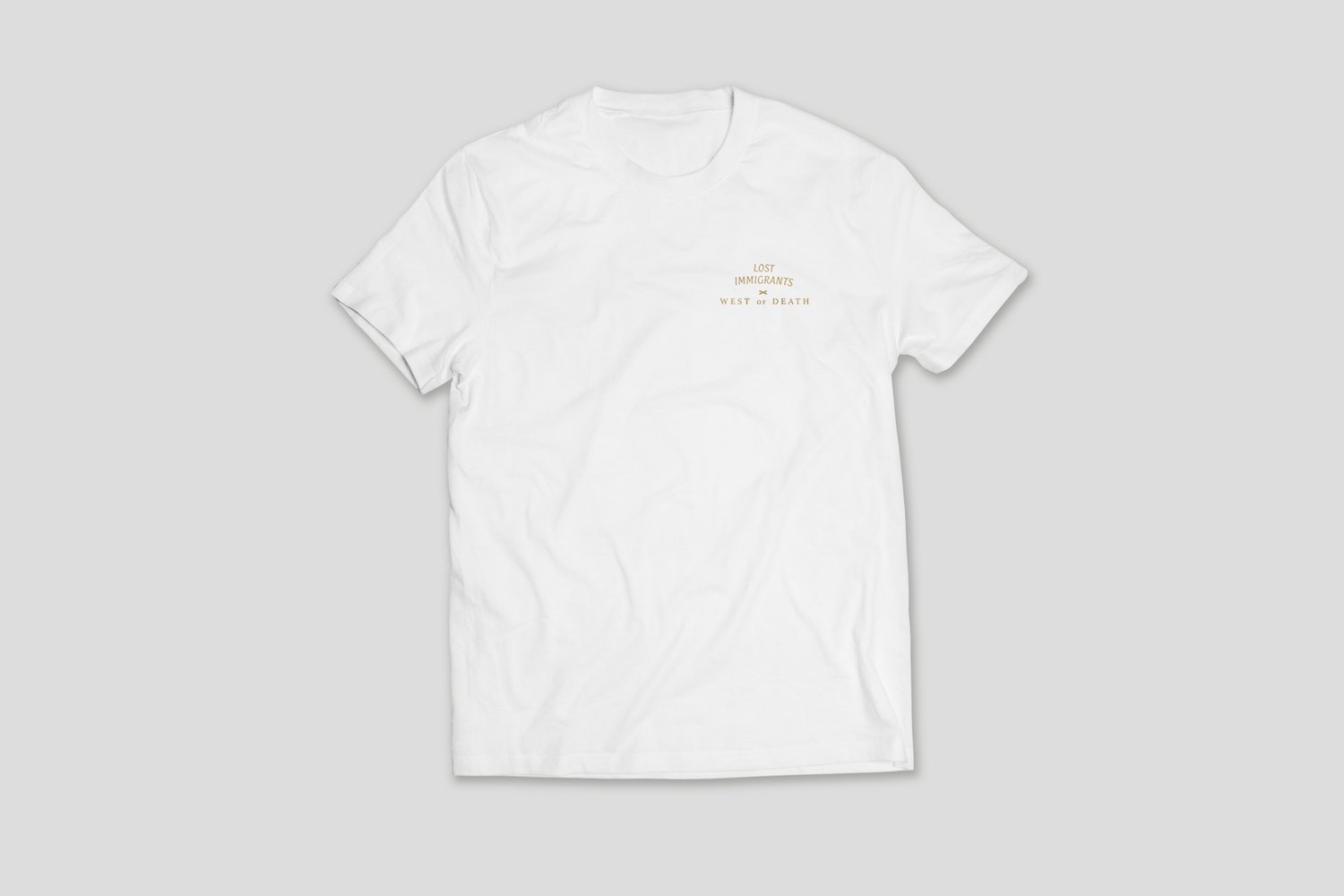 Image of White Lost Immigrants x West of Death Tee