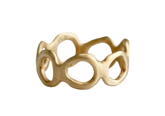 Image of Organic gold ring. 18k. Étienne