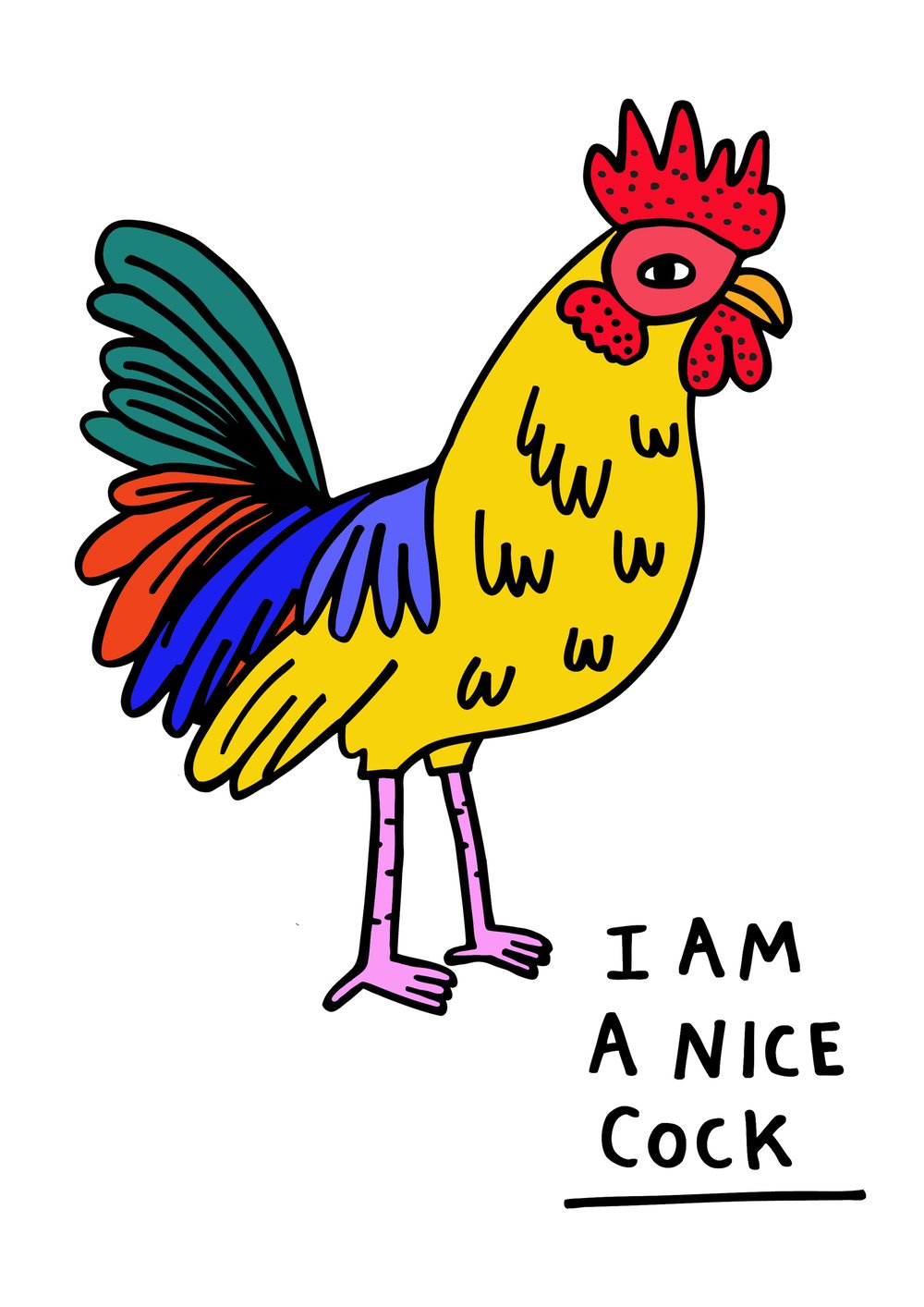 Image of Nice Cock Print 