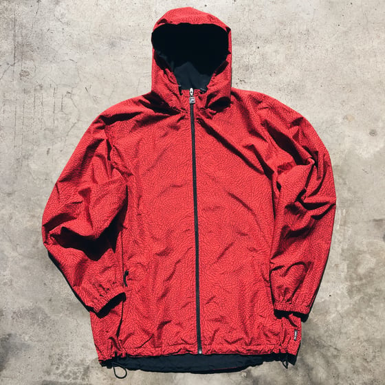 Image of Original 2007 Nike SB “Cement” Windbreaker Reversible (Red).