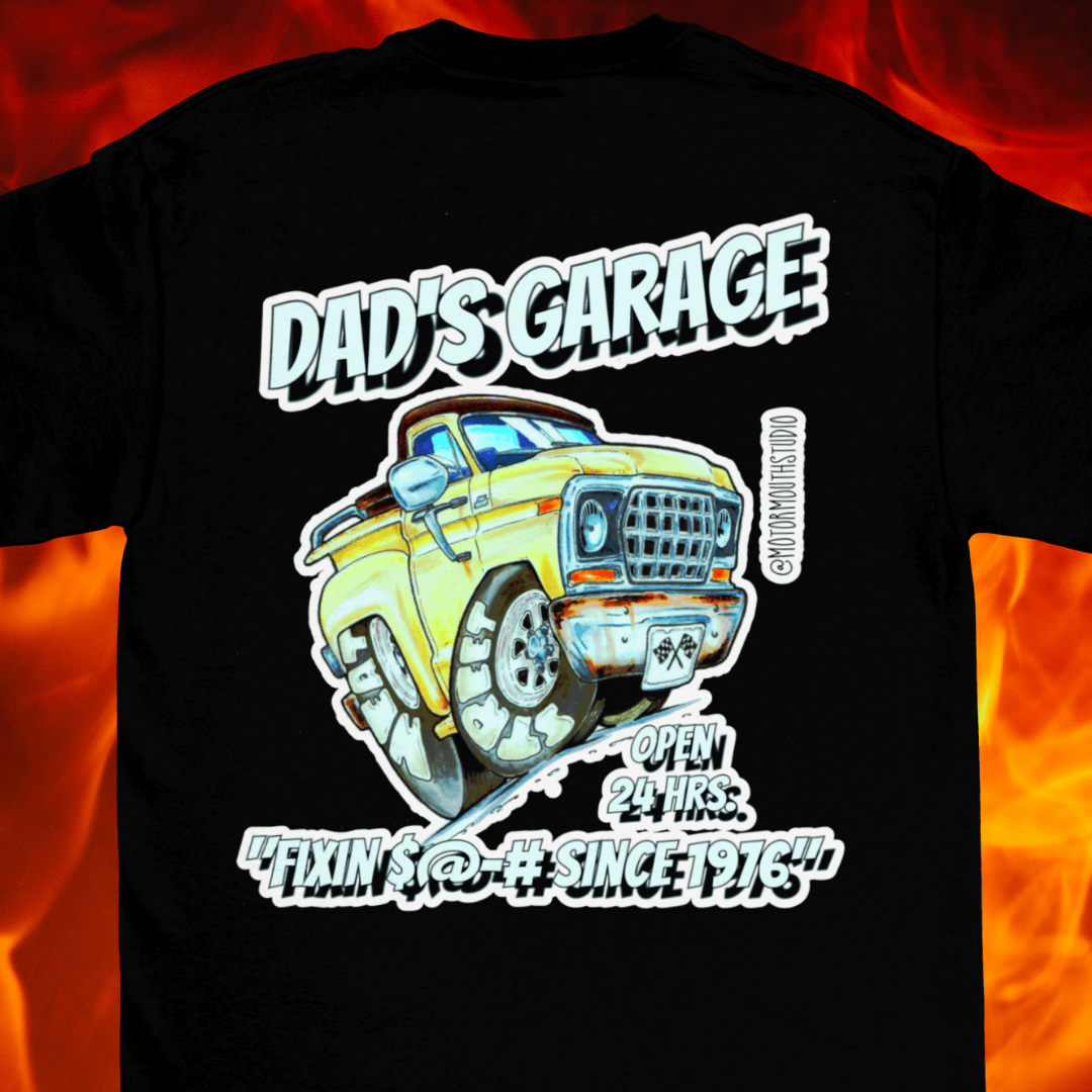 DAD'S GARAGE motormouthtees