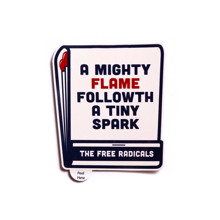 Image of A Mighty Flame Sticker