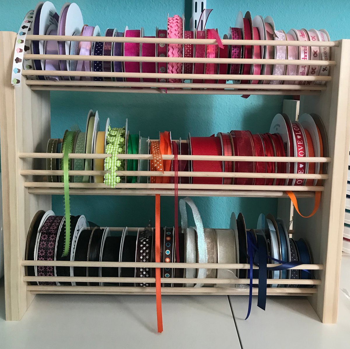 Ribbon Spool Organizer3 tiers / All Ready Memories