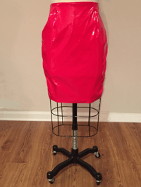 Image 4 of Red Patent Leather Skirt