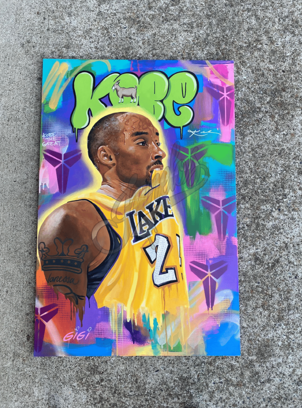 Original Kobe painting 