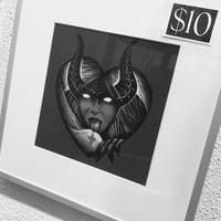 Sexy Sacrilegious Satan Poster Print