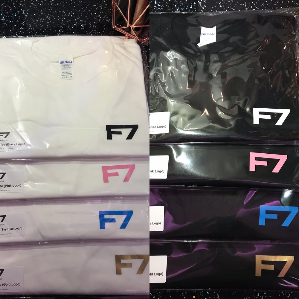 Image of F7 logo t-shirts