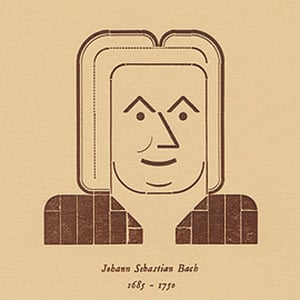 Image of Music Notebook - Johann Sebastian Bach (1685-1750)