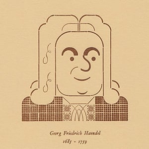 Image of Music Notebook - George Frederick Haendel (1685-1759)