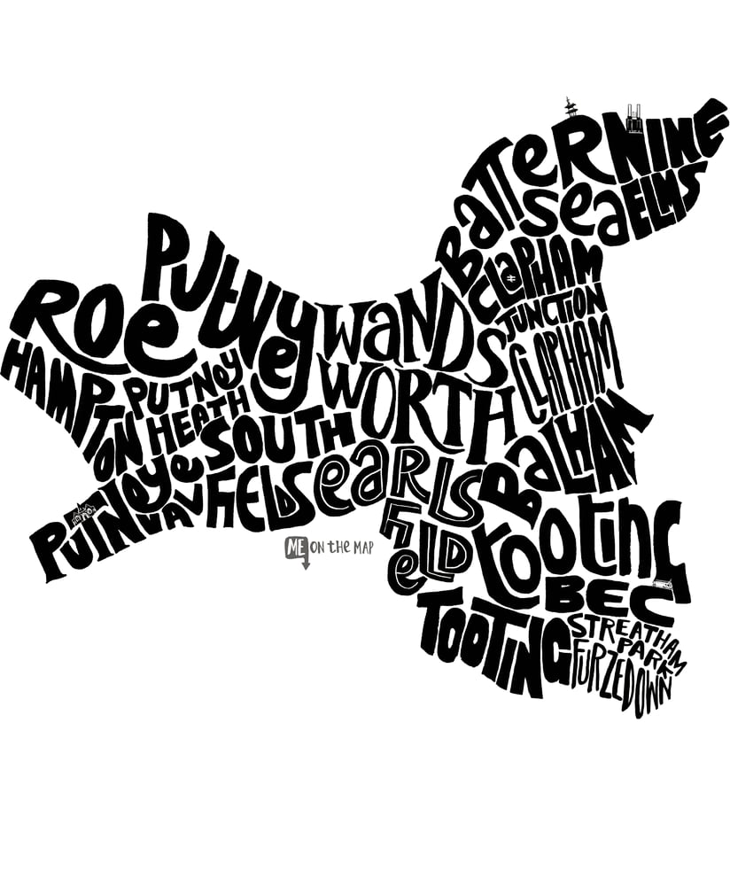 London Borough of Wandsworth Districts Type Map Me On The Map