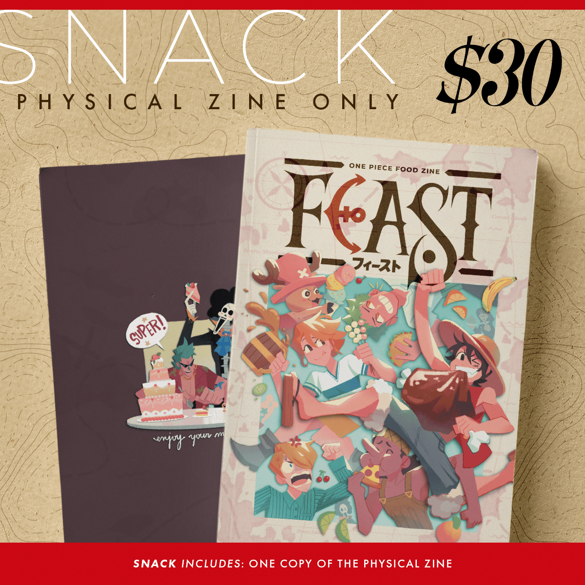 Snack Bundle Zine Only One Piece Feast Zine