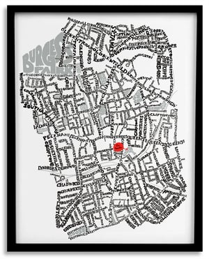 Image of Peckham SE15 - SE London Type Map