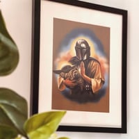 Mandalorian and the Child Poster Print