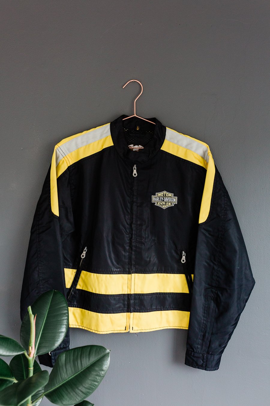 yellow harley davidson jacket