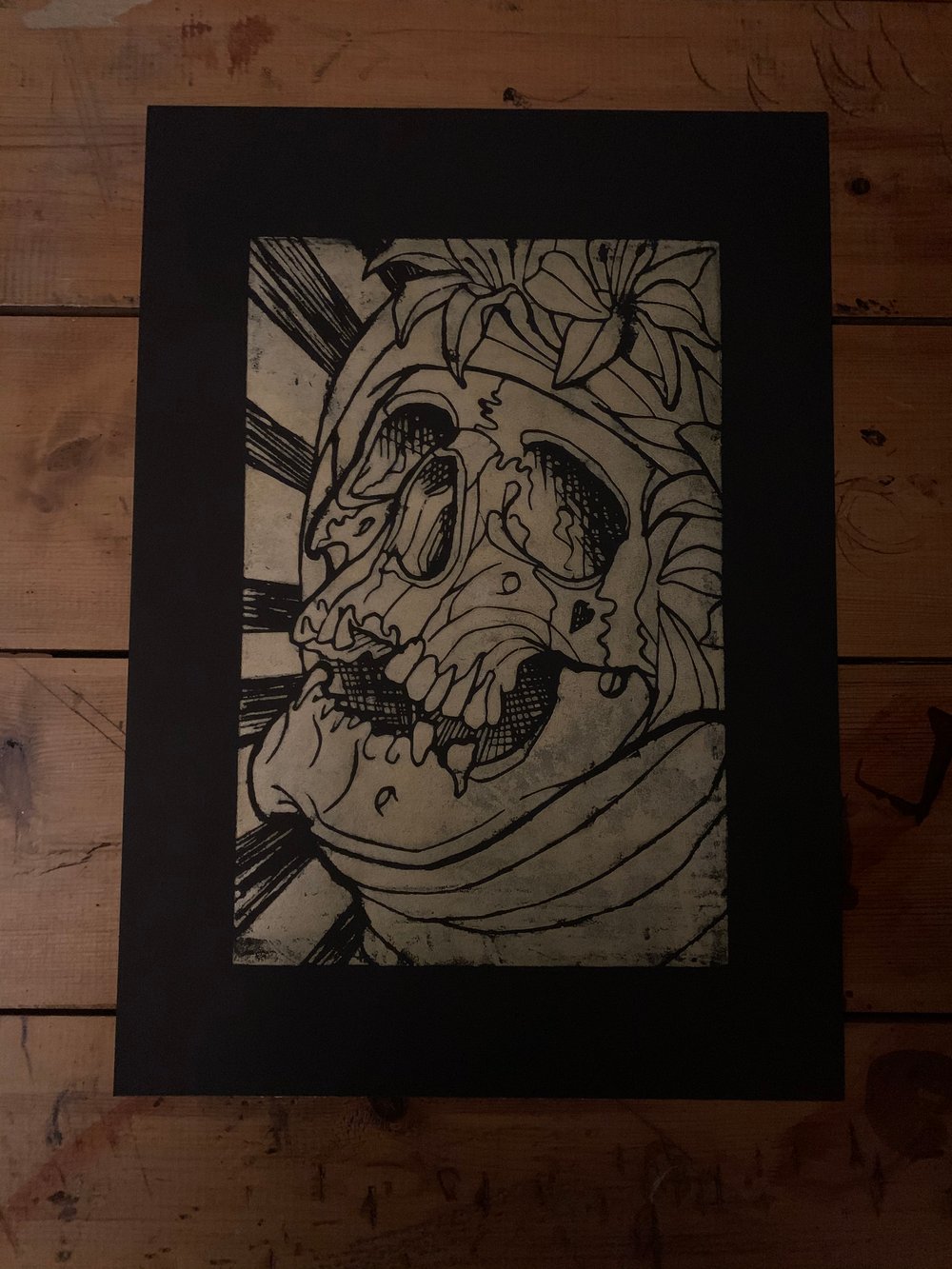 Image of Shrouded Skull Gold