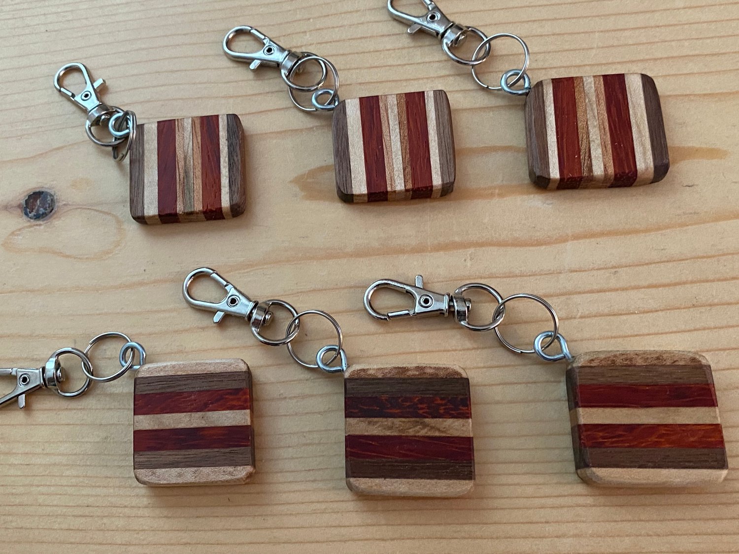 Mini cutting board keychains 