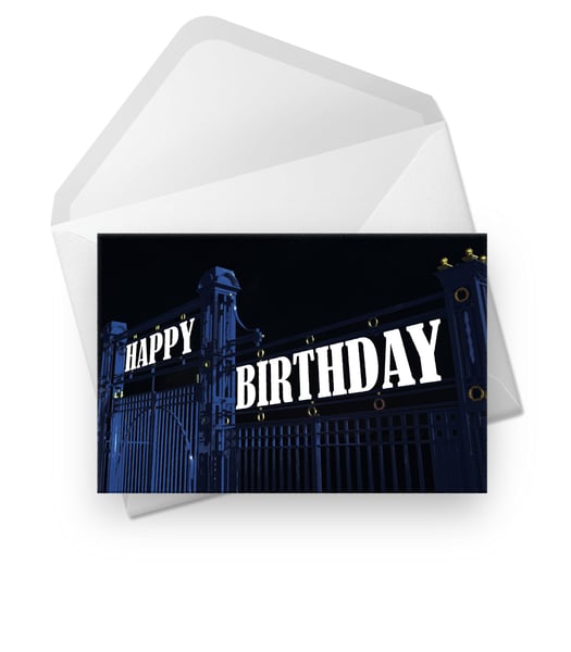 Image of Birthday Card for Rangers Fans