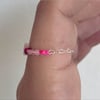 Rose quartz love ring
