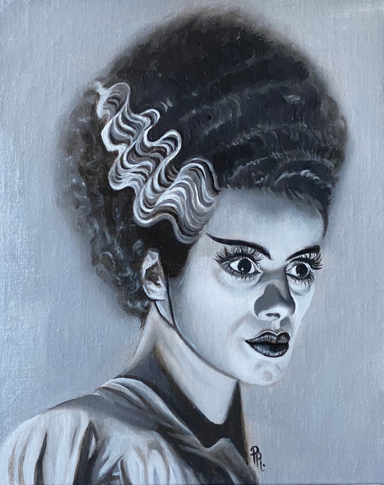 Image of Bride of Frankenstein Oil Painting 