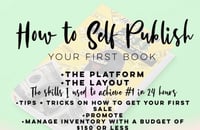 How To Self Publish Your First Book Webinar (Recap)