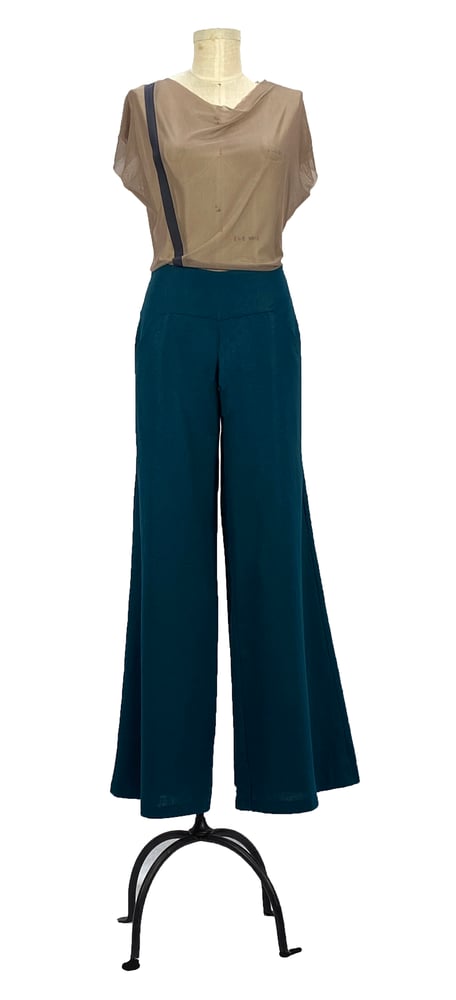 Image of Aquafina pants teal