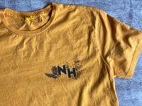 Image 1 of Vintage Yellow Botanical Live Free or Die Shirt