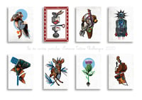 Prévente / Pre-order Set 8 cartes postales CORONA TATTOO CHALLENGE A6