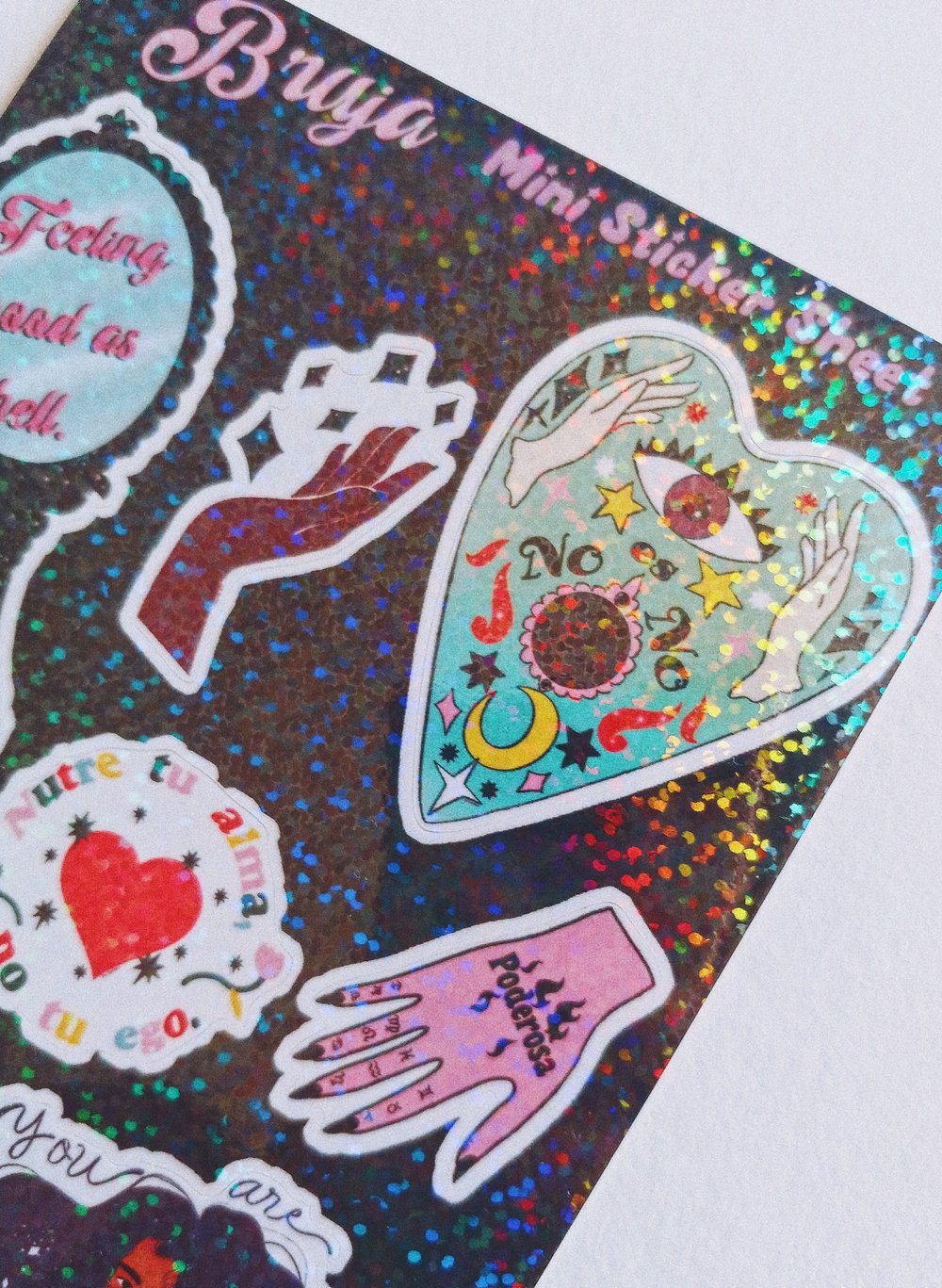 Image of Bruja Mini Sticker Sheet