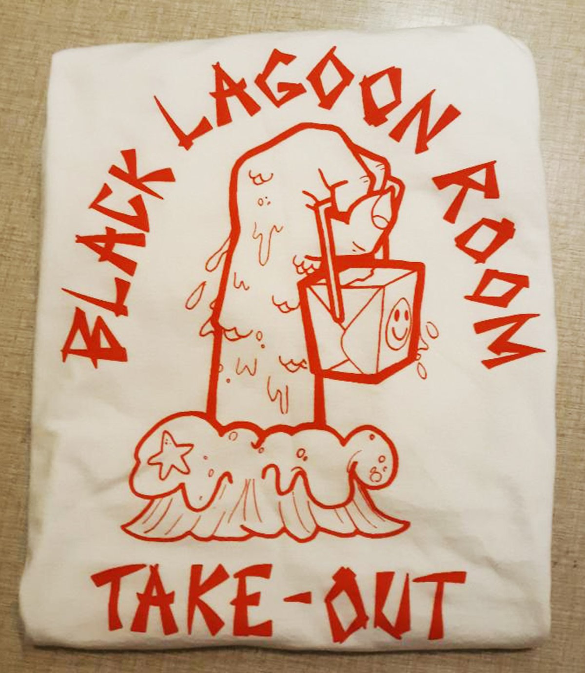 BLACK LAGOON ROOM TAKE-OUT Logo Men's T-Shirt