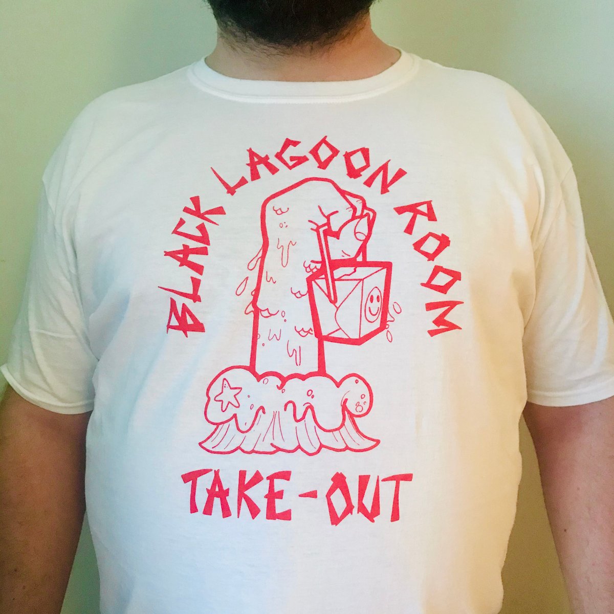 BLACK LAGOON ROOM TAKE-OUT Logo Men's T-Shirt