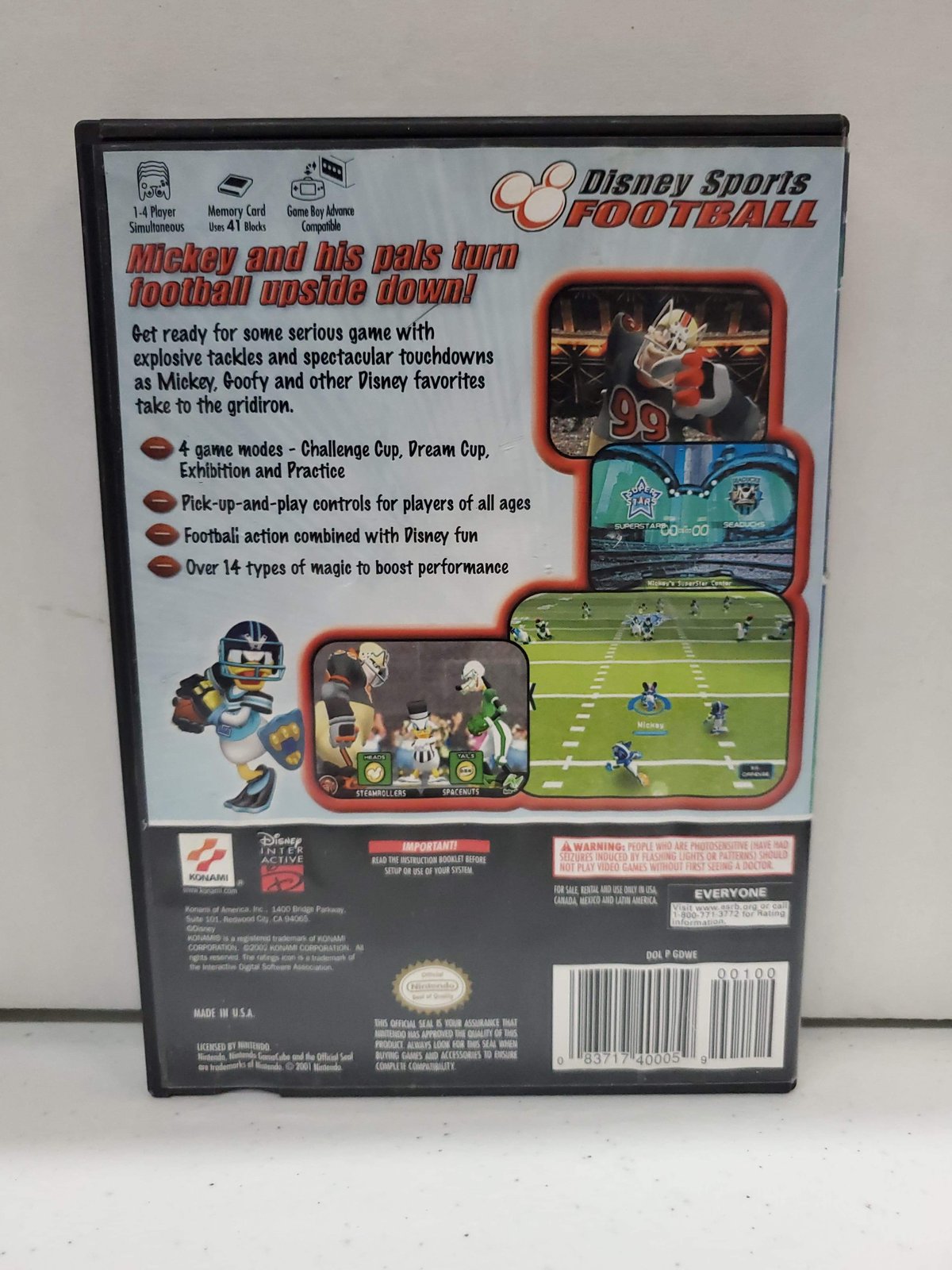Disney Sports Football (GAMECUBE) Goliath Toys and Retro Games