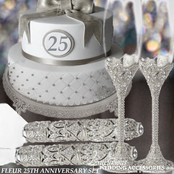 Personalised 25th Silver Wedding Anniversary 5x7 Photo Frame | Personalised Anniversary  Gifts | The Present Season