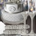 Image of  25th Anniversary Swarovski Crystal Cake Plateau & Server Set