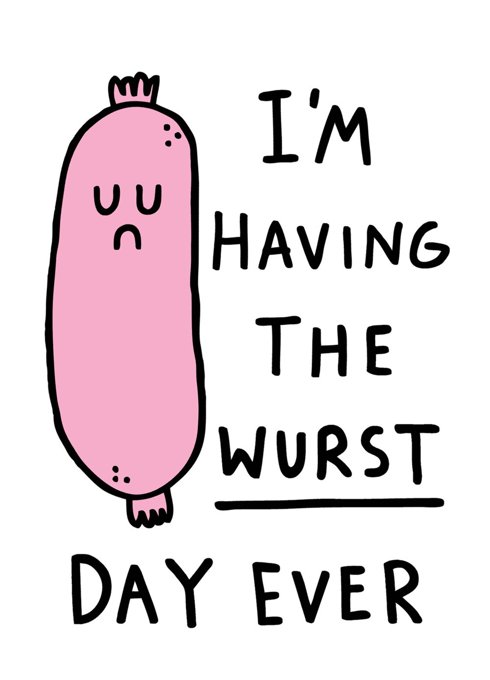 Image of Wurst Day Print 