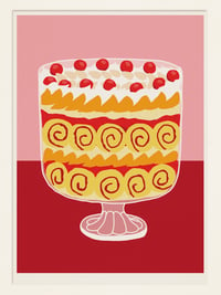 Image 1 of Cake poster: TRIFLE (UK)