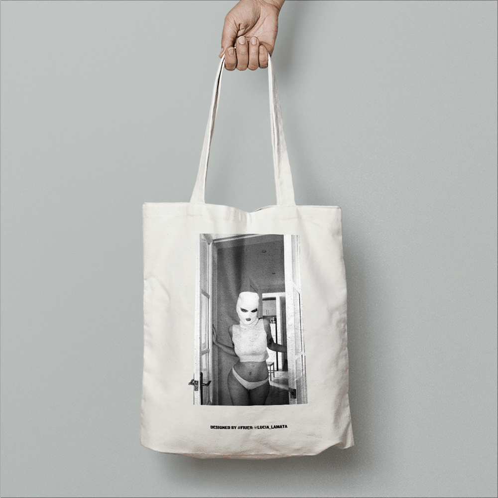 Image of LUCIA LAMATA - TOTE BAG #FIUFORWOMEN