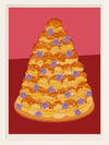Cake Poster: CROQUEMBOUCHE (France)