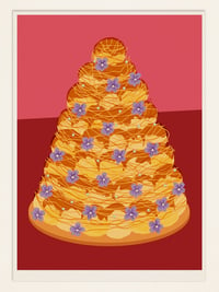 Image 1 of Cake Poster: CROQUEMBOUCHE (France)