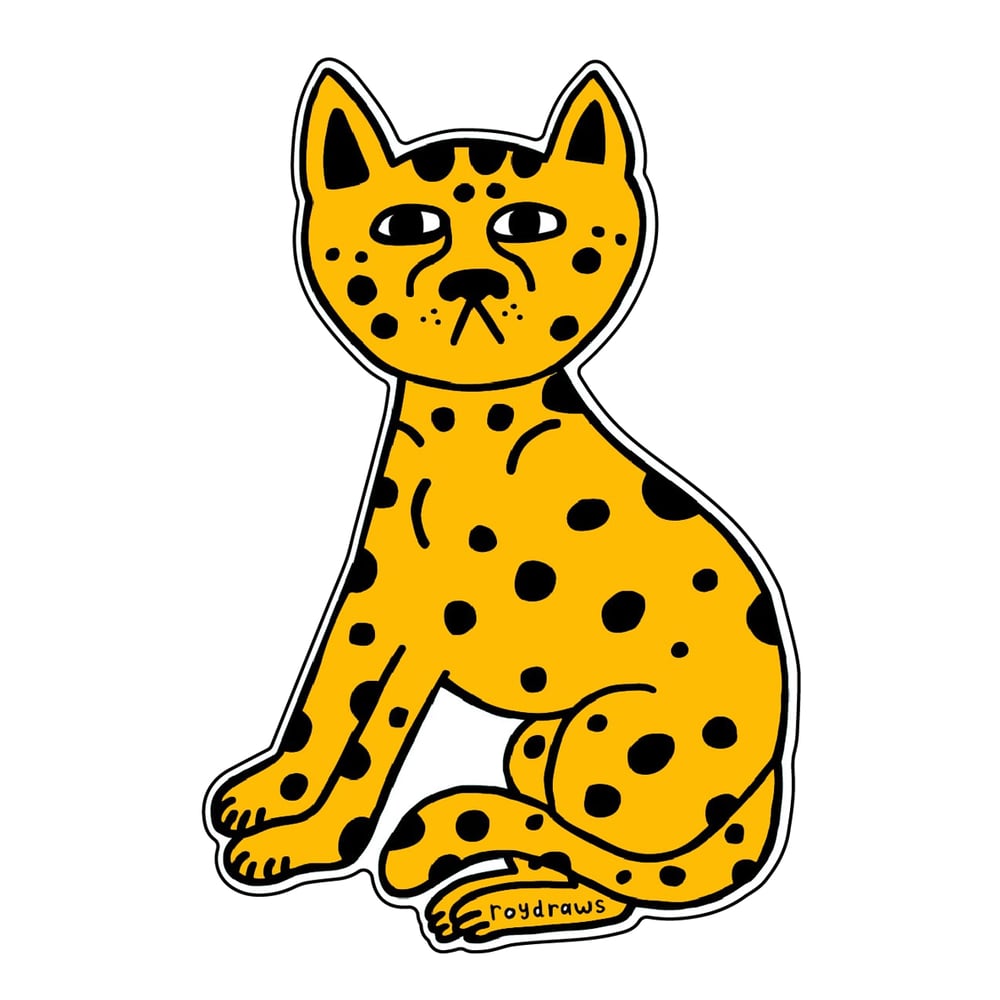 Image of Leopard Vinyl Sticker