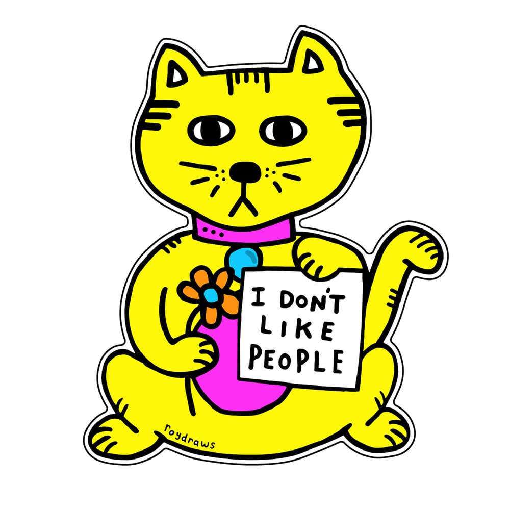 Image of Cat Vinyl Sticker