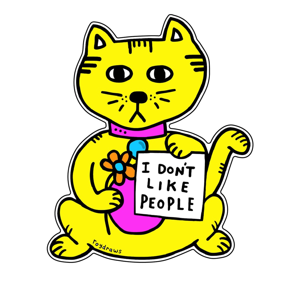 Image of Cat Vinyl Sticker